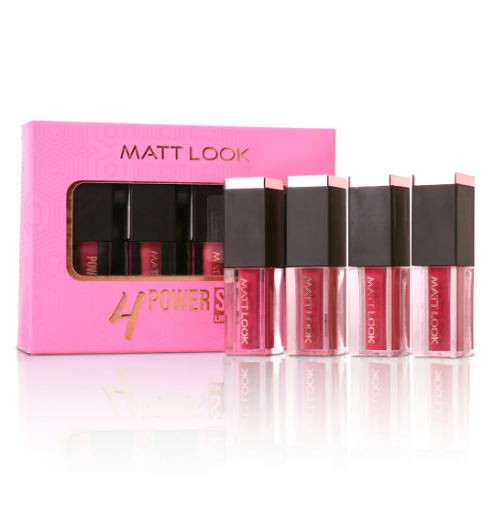 Mattlook Power Stay Lip Color (Pack Of 4)