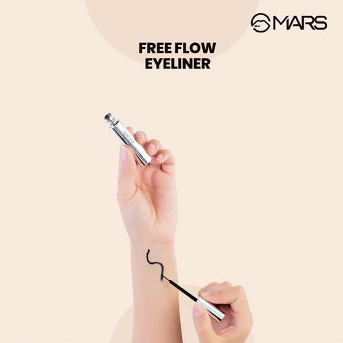 Mars Black Liquid Eyeliner | Free Flow Eyeliner