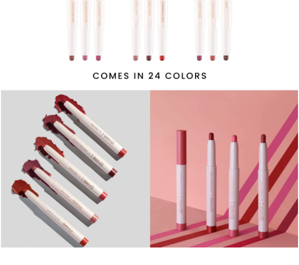 MARS Non-Transfer Long Lasting Poppins Rotating Matte Lip Crayon